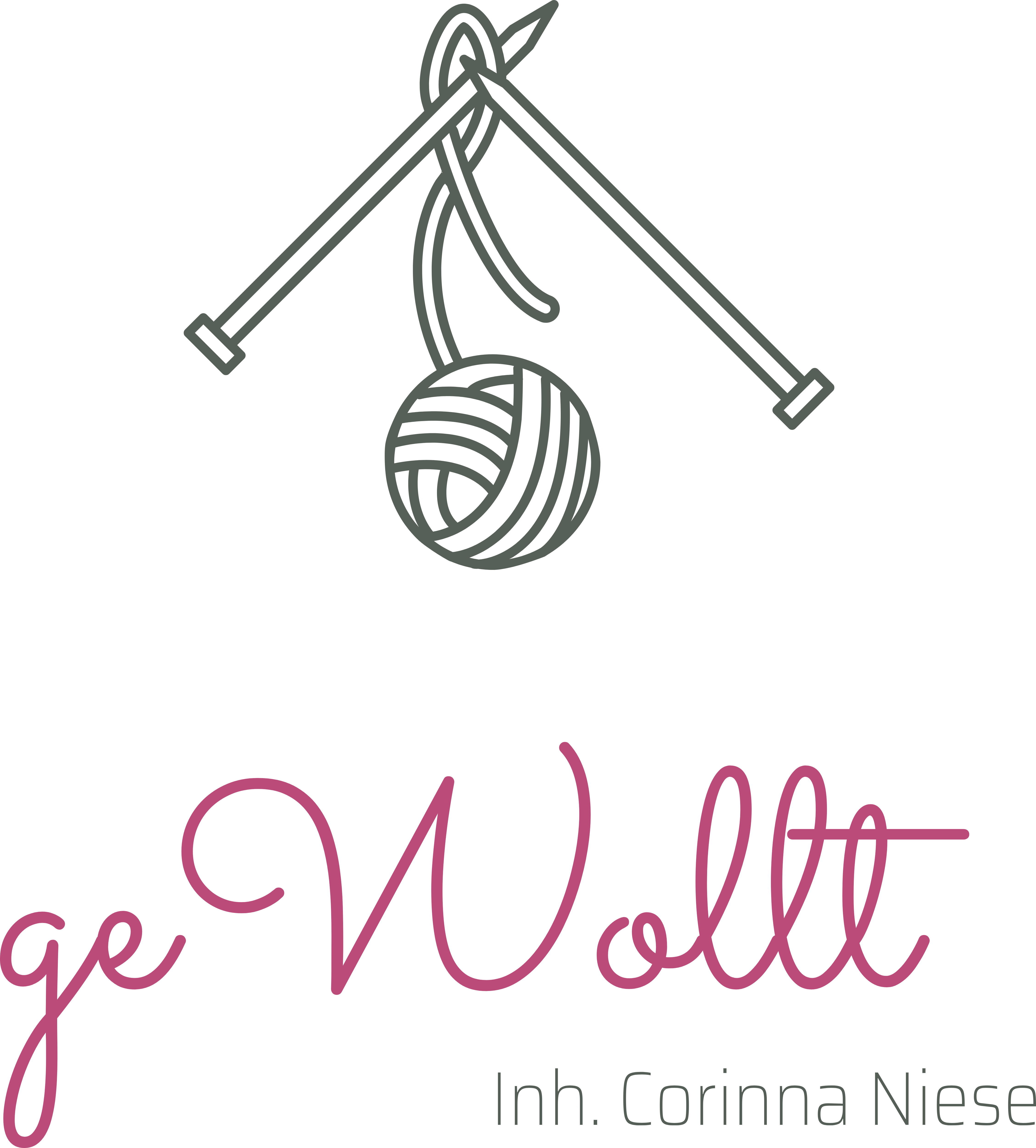 gewollt - Wolle & mehr-Logo