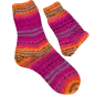 Preview: Handgstrickte Socken ohne tierische Faser