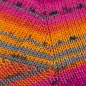 Preview: Nahaufnahme der handgestrickten Socken ohne tierische Fasern