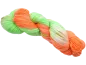 Preview: 100g Sockengarn in knalligem Orange-Apfelgrün