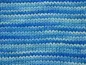 Preview: mittelblau-weiss-geringelte Socke Gr.45-46 Detailbild