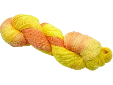 Fine Cotton handgefärbt gelb-orange