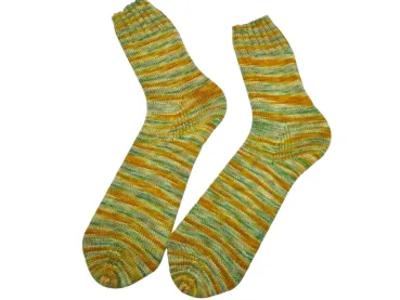 Naturtoene handgefaerbt Socken Gr-46-46