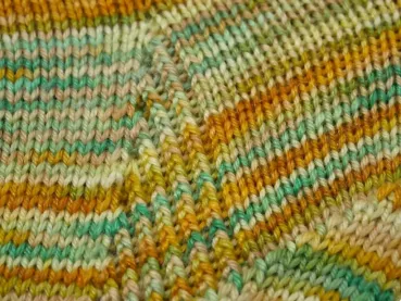 Preview: Naturtoene handgefaerbt Socken Gr-46-46 Detailbild