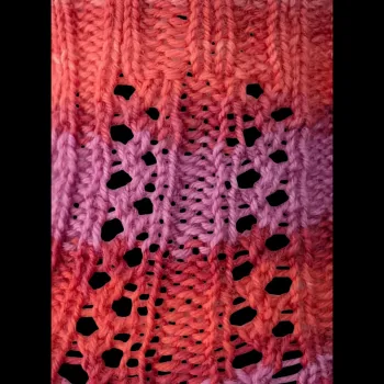Preview: Kindersocken Gr. 29-31 in rot-pink-orange-Ringel