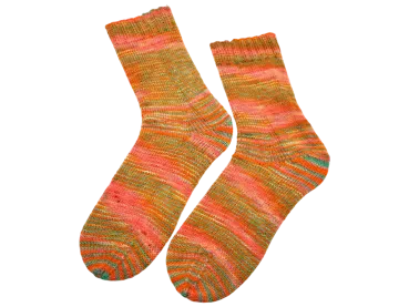 Unikat-Socken - handgefärbt und handgestrickt in Gr. 41-42