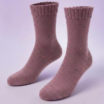 Handgestrickte Socken in Gr. 35/36