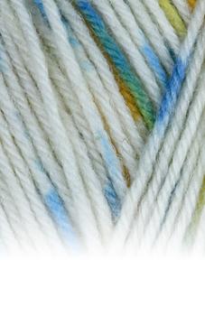 Trekking XXL Color Farbe 812 BeigeBlauGelb
