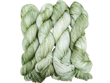 Merino, Seide und Tencel - Sommergarn in hellgrün