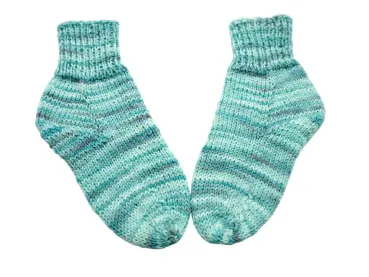 Kuschelige Kindersocken in türkis Größe 24/25
