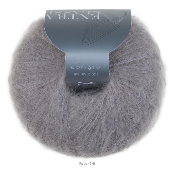 Extraklasse - Kid Mohair in grau