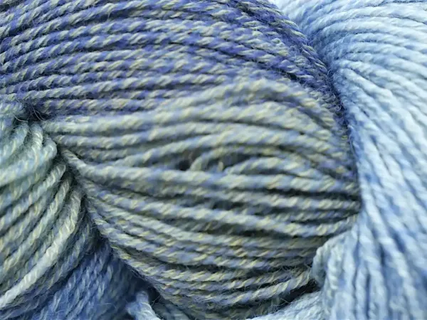 Baumwollmix in blau-grau