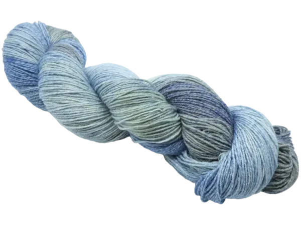 Baumwollmix in blau-grau