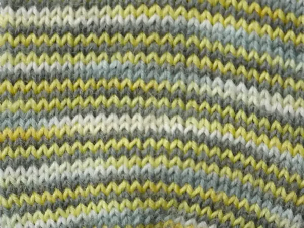 Sneakersocken gelb-grün in Gr.29-30