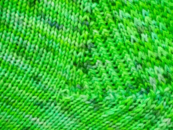 Gr.39/40 handgefärbt, neongrün mit verstärkter Ferse