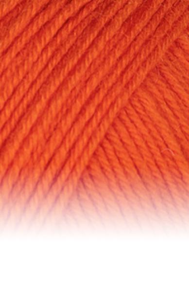 Leuchtendes Orange für Socken mit Ausdruck