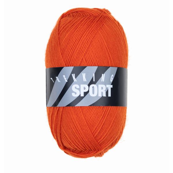 Leuchtendes Orange für Socken mit Ausdruck