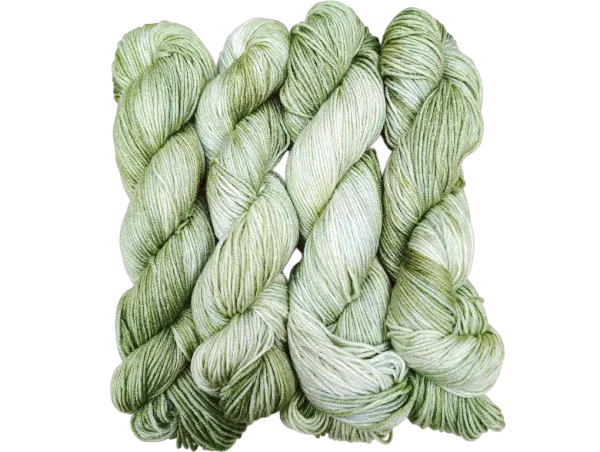 Merino, Seide und Tencel - Sommergarn in hellgrün